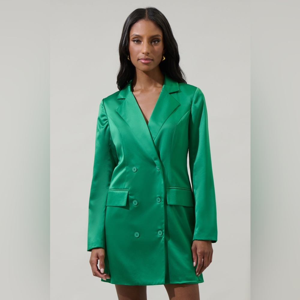 SugarLips Leena Keep It Cool Oversized Blazer Dress Sz S